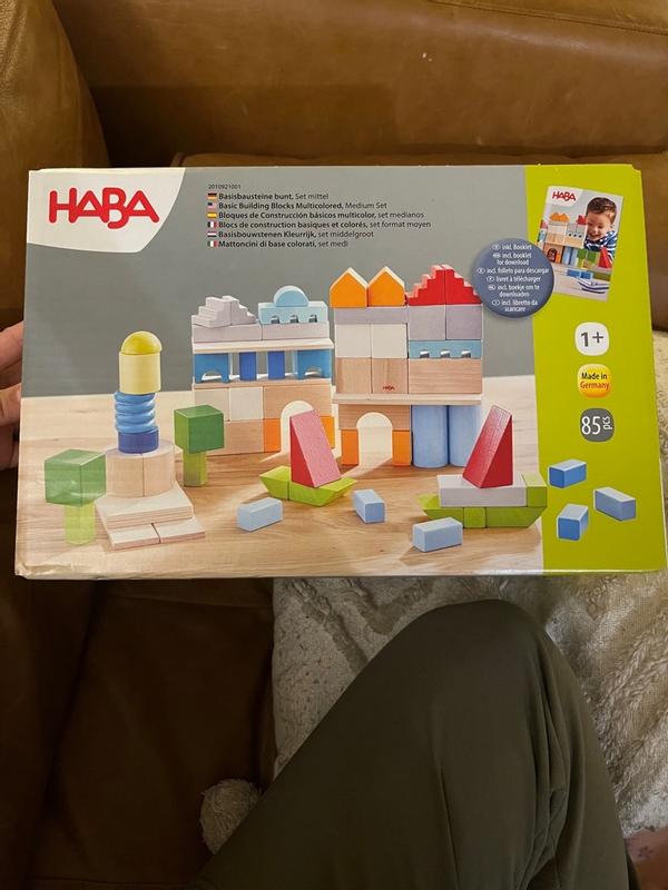 Customer photo for "I love these blocks! The colors are beautiful"