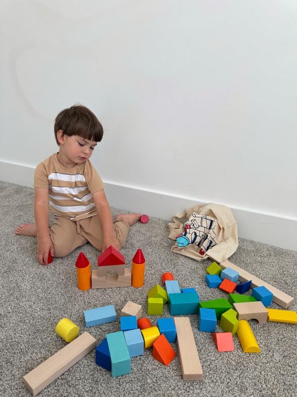 Customer photo for "Wooden building blocks"