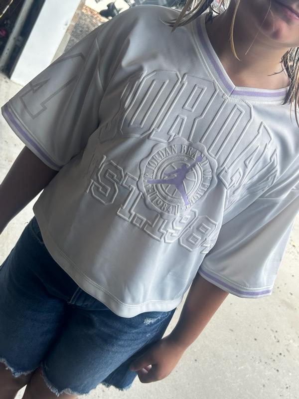 Customer photo for "Cute Jordan cropped shirt"