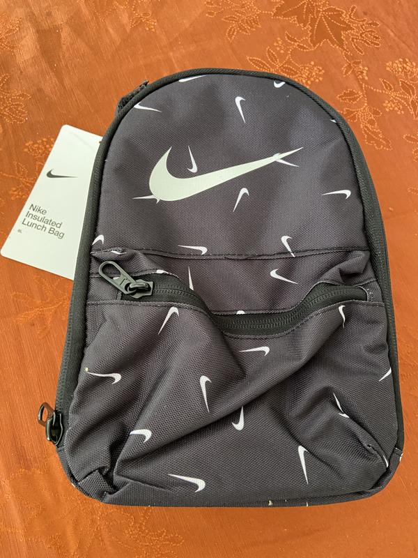 Gray Nike Insulated Reflective Lunch Bag