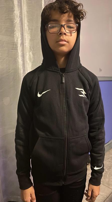 Nike 3BRAND by Russell Wilson Big Boys' Fleece Zipper Hoodie - Macy's