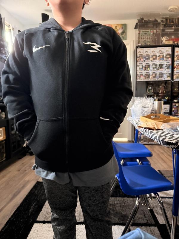 Nike 3BRAND by Russell Wilson Big Boys' Fleece Zipper Hoodie - Macy's