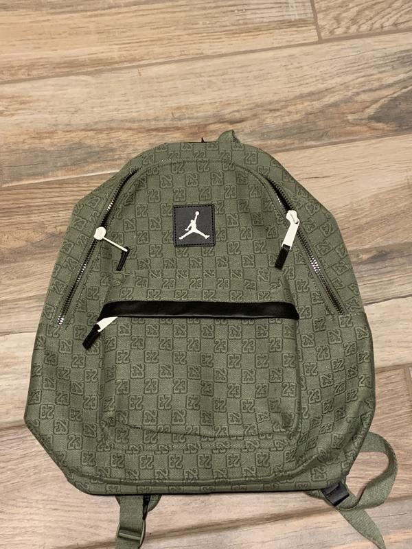 Jordan Monogram Backpack Black Gold