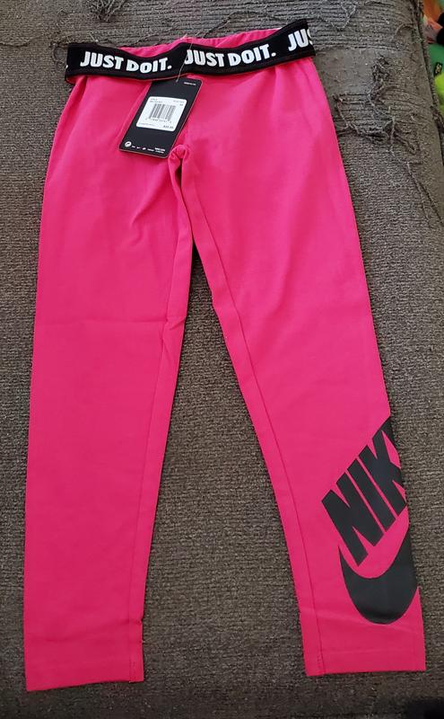 Nike Girls' Leg-A-See Swoosh Leggings - Little Kid