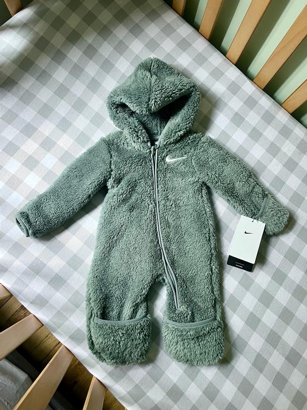 Baby Boys and Girls Hooded Sherpa Coverall