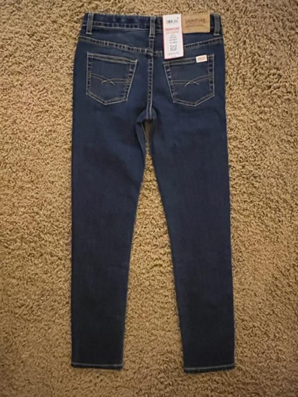 Signature Girls' Mid-Rise Super Skinny