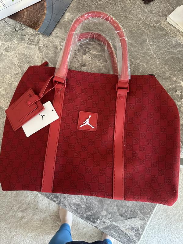 Jordan Monogram Duffle Bag-Black/Gold
