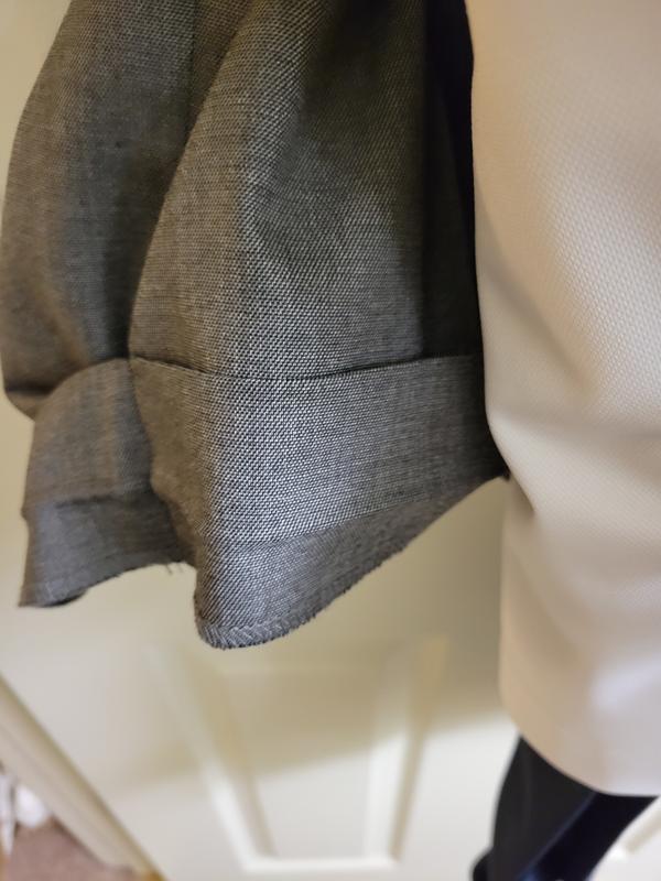 Hem thread unraveled