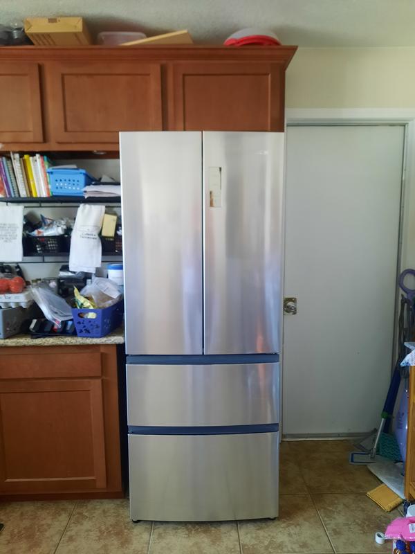 15 3 Cu Ft French Door Refrigerator Hrf15n3ags Haier Appliances