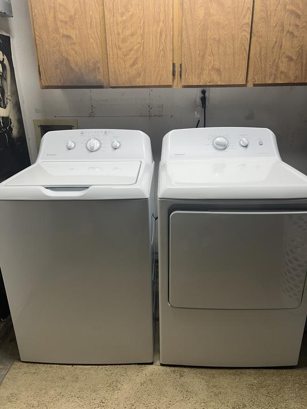 Hotpoint 6.2 cu. ft. Gas Dryer in White with Auto Dry HTX24GASKWS - The  Home Depot