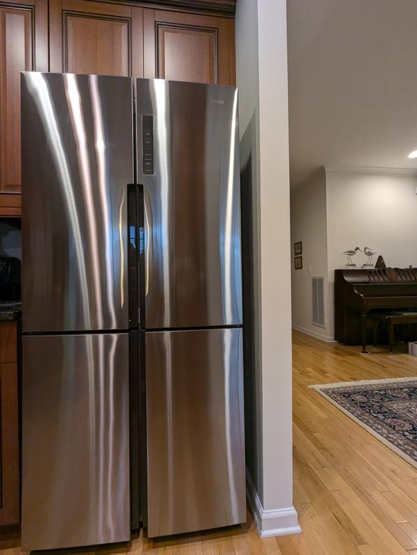 Haier ENERGY STAR® 16.8 Cu. Ft. Quad Door Refrigerator