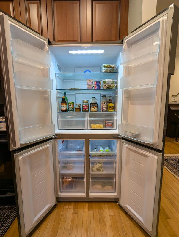 Haier ENERGY STAR® 16.8 Cu. Ft. Quad Door Refrigerator