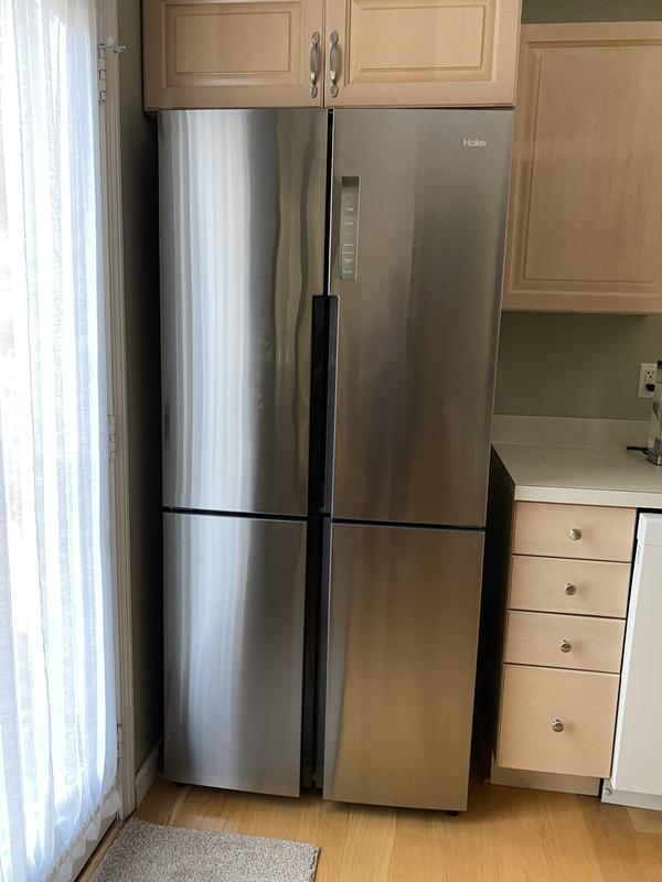 Haier Counter Depth French Door Refrigerator In Stainless , 57 OFF