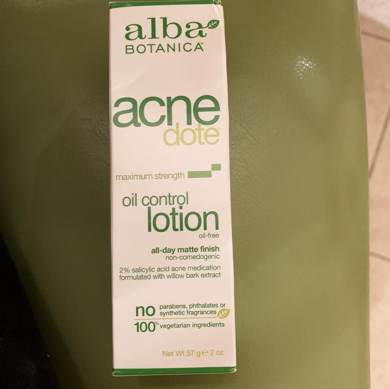 alba botanica oil control lotion