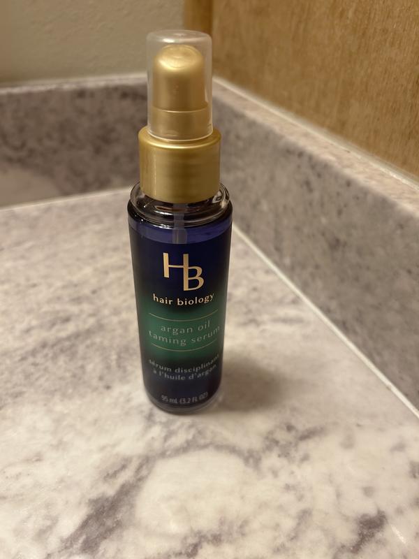 Hair Biology Argan Oil Taming Serum with Biotin for Dull Frizzy or