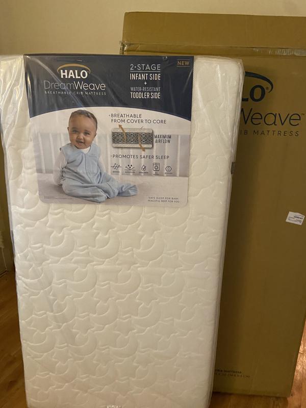 HALO DreamWeave Breathable Crib Mattress In White Customer Reviews 