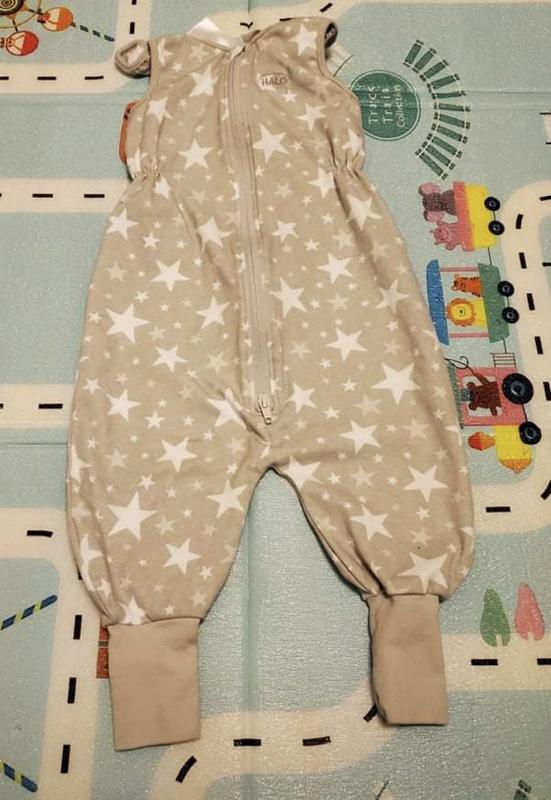 HALO® SleepSack® Star Polar Fleece Wearable Blanket in Grey Bed Bath