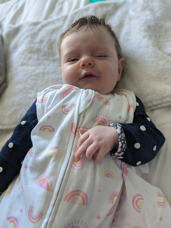 HALO® Sunshine Rainbow 2in1 SleepSack® Swaddle in Pink Bed Bath and