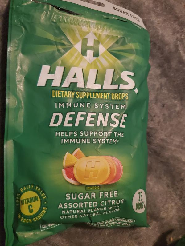 HALLS DEFENSE VITAMIN C DROP - Cape Cod Package Store Fine Wine & Spirits,  Barnstable, MA