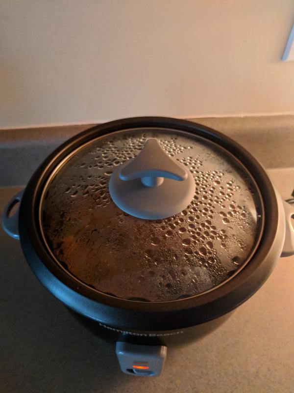 10 minutes into the cooking and boiling away