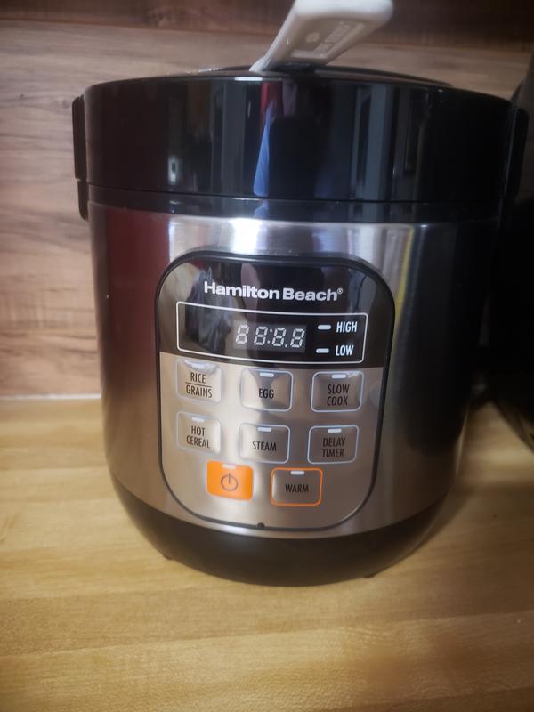 Hamilton Beach 1.5 Quart Compact Multi Cooker 1.50 quart Egg Rice Grain  Cereal Vegetables Fish - Office Depot