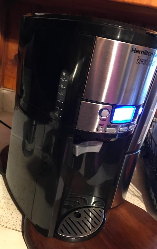 Hamilton Beach 12-Cup Coffee Maker, Programmable BrewStation Dispensing  Coffee Machine, Black - Removable Reservoir (47900)
