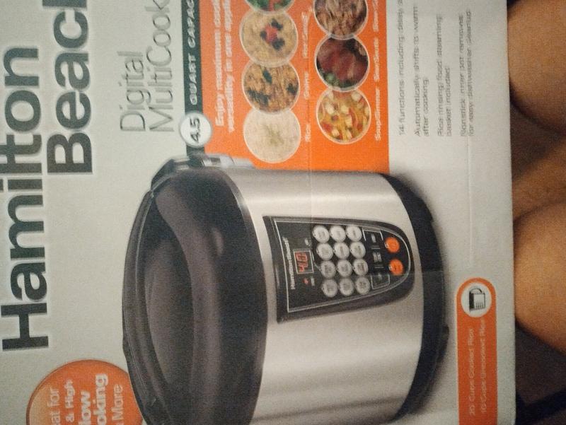 Hamilton Beach multi cooker