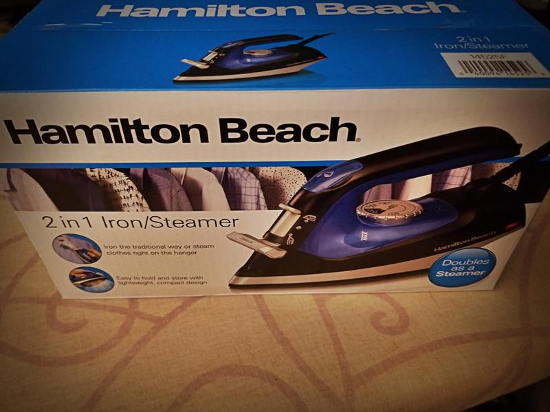 Hamilton Beach 2 in 1 Iron/Steamer