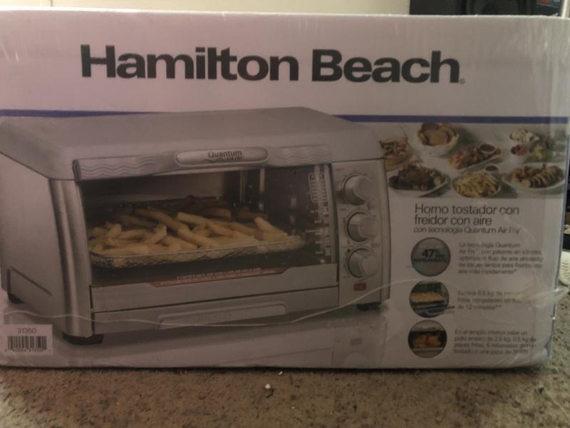 Hamilton Beach Air Fryer Toaster Oven With Quantum Air Fry