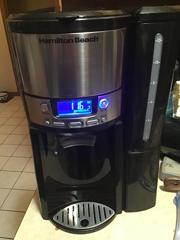 Hamilton Beach 47900 Black Brew Station 12-Cup Dispensing Programmable  Coffeemaker with Removable Water Reservoir - Yahoo Shopping