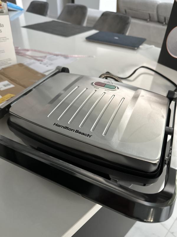 Hamilton Beach Stainless Steel Electric Panini Maker & Grill