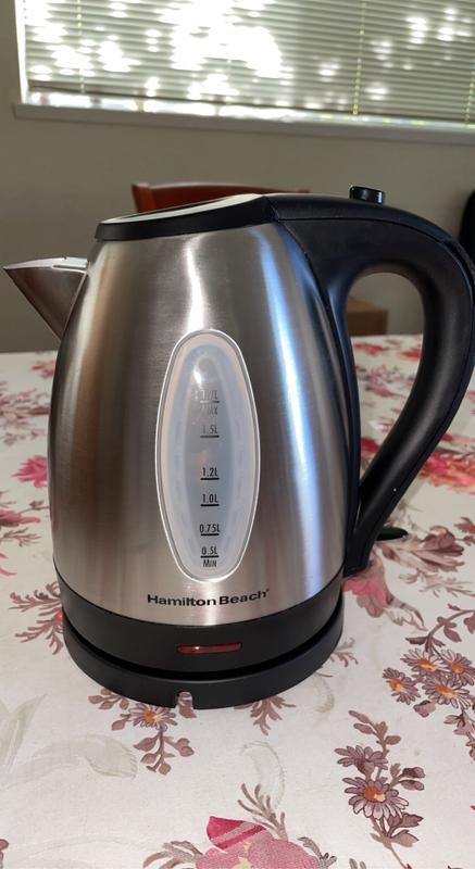 Hamilton Beach Stainless Steel 1.7-liter Electric Kettle - Bed Bath &  Beyond - 25456947