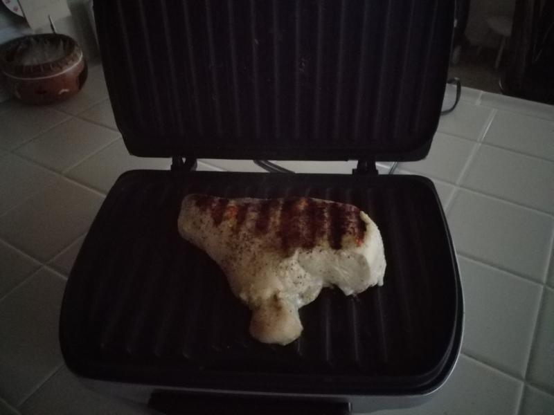 Large Chicken Breast on the Grill