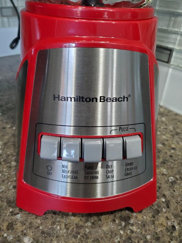 Hamilton Beach Ensemble 40 oz Multi-function Blender - Red/Silver