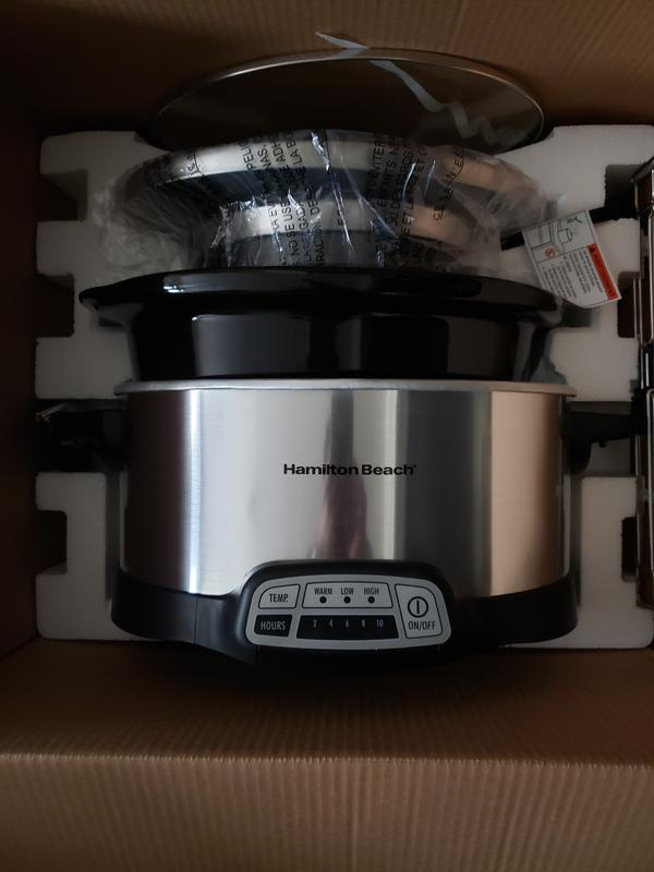 Slow Cooker for Bone Broth Unboxing (Hamilton Beach Extra Large 10 Quart  Slow Cooker) 