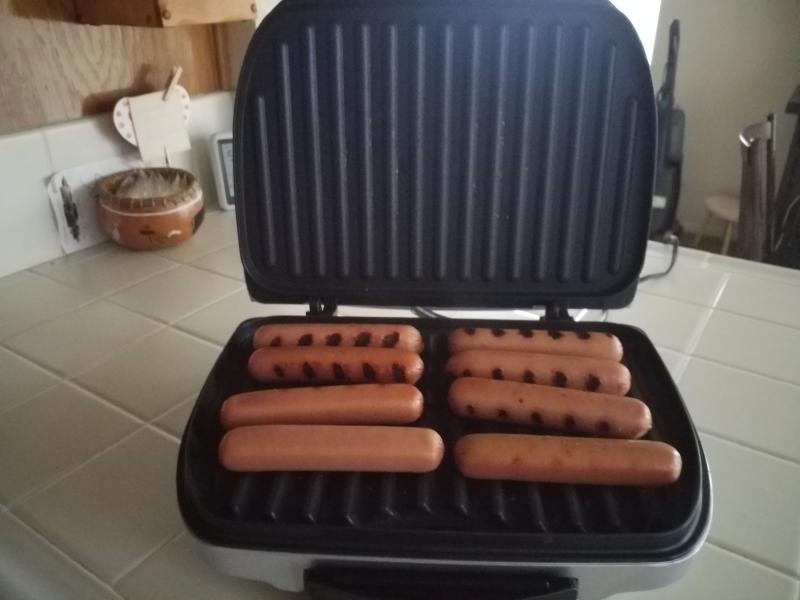 Hot Dogs on the Grill