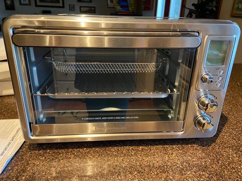 Hamilton Beach Sure-Crisp Air Fryer Toaster Oven,3 Rack ,1500 Watts., 4423