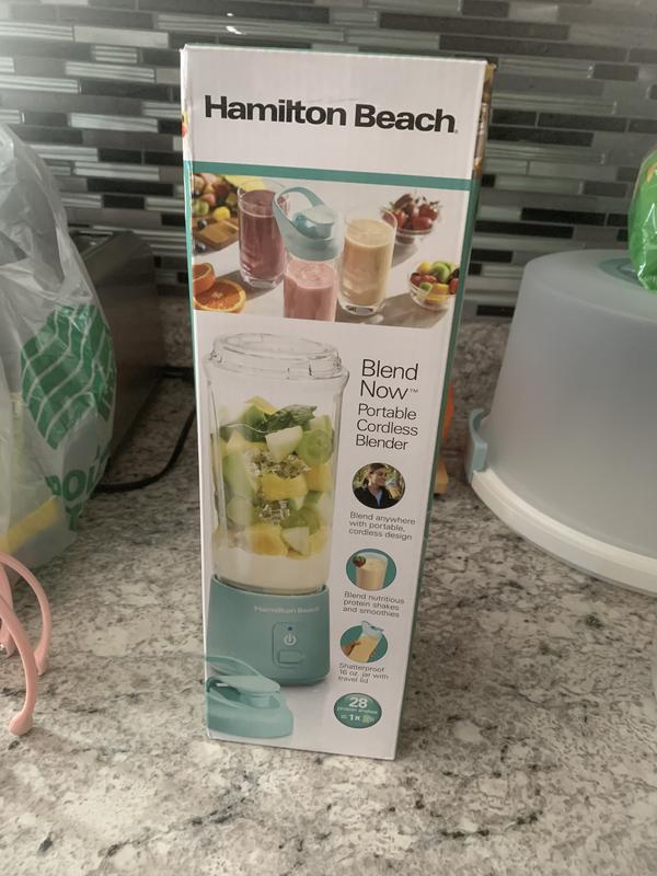 Hamilton Beach Blend Now Portable Cordless Blender - Bed Bath & Beyond -  36506849