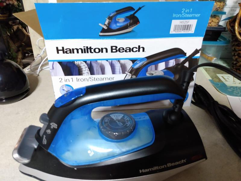 2-in-1 Iron / Steamer by Hamilton Beach (blue/black)