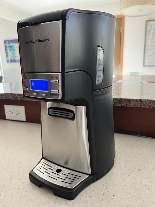 Review Hamilton Beach Brewstation Dispensing Coffee Maker 12 Cup Capacity 