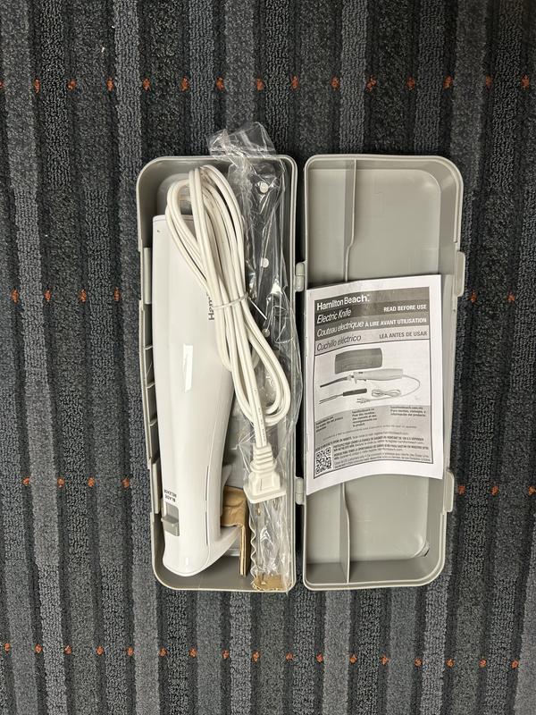 The knife comes with a really nice case for when you’re storing it.