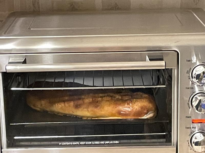 Small and good. I did receive this with a broken control on top as you see