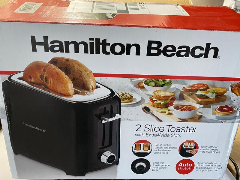 Hamilton Beach Gourmet 2 Slice Toaster, Extra Long & Wide Slots