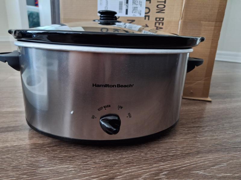  Hamilton Beach 7-Quart Portable Slow Cooker Serves 8+