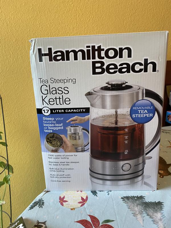 Hamilton Beach Tea Steeping Glass Kettle