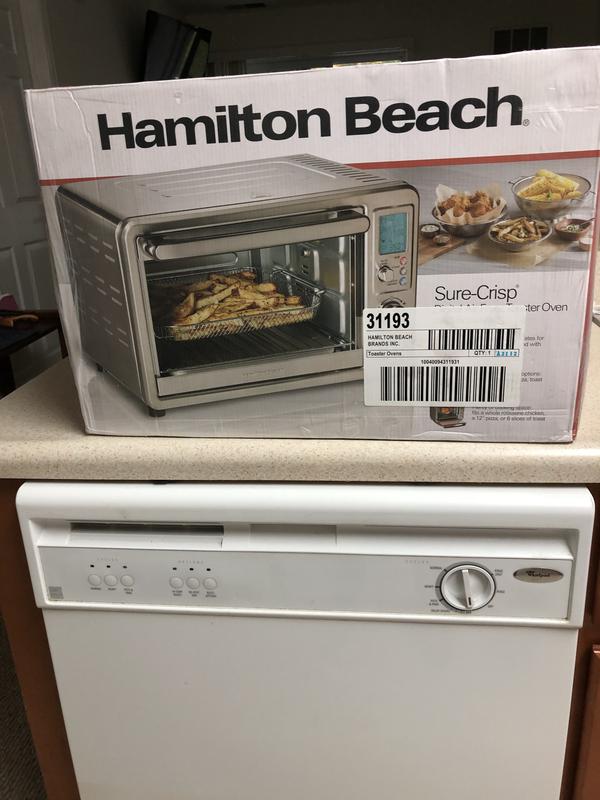 Hamilton Beach Sure-Crisp™ Air Fryer Toaster Oven, 6 Slice Capacity,  Stainless Steel Exterior - Macy's