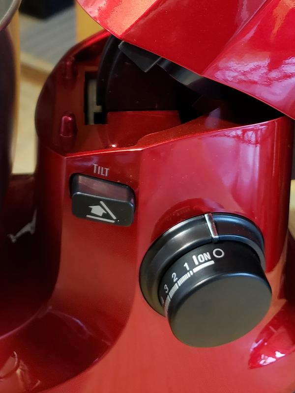 Tilt Button on base