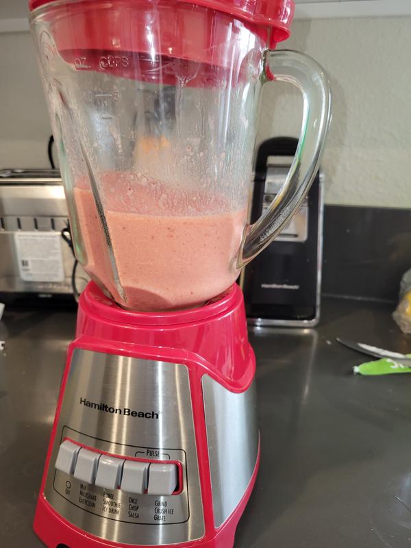 Hamilton Beach Ensemble 40 oz Multi-function Blender - Red/Silver