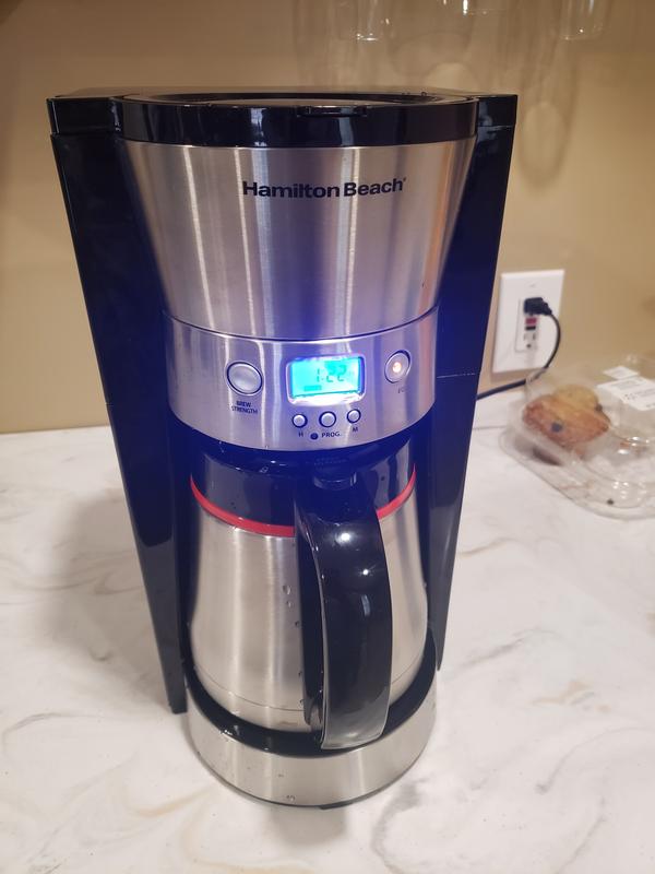 Hamilton Beach 12 Cup Programmable Coffee Maker with Cone Filter