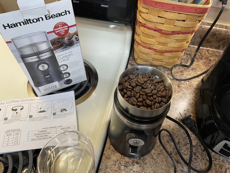 Hamilton Beach 18-oz Black Stainless Blade Coffee and Spices at - Main Image